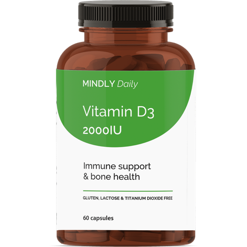 MINDLY Daily  D3 2000 /Vitamin D3 2000IU     720  60    , -, 