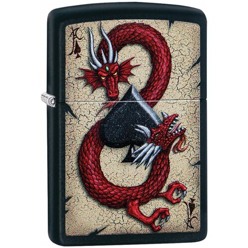   ZIPPO Dragon Ace   Black Matte, /, , , 38x13x57 