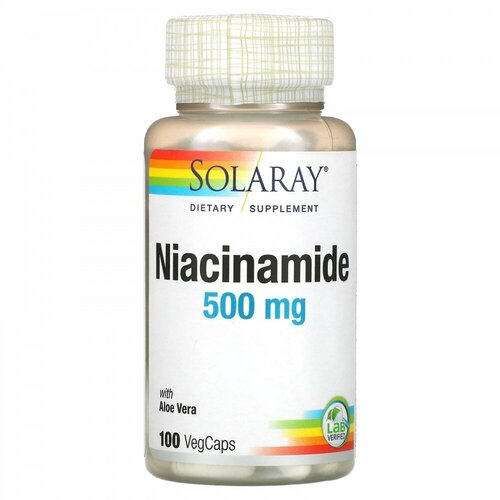 Solaray Niacinamide 500 mg Vitamin B-3 ( 500   -3) 100   (Solaray)   , -, 