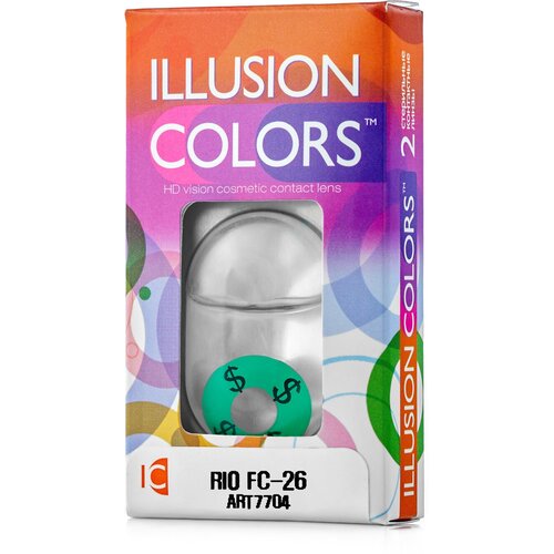   ILLUSION olors Rio, 2 ., R 8,6, D 0, fc-26   , -, 