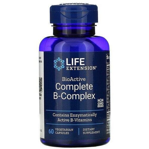 LIFE Extension BioActive Complete B-Complex 60 vcaps   , -, 