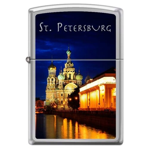  Zippo Classic   St.Petersburg Church Polish Chrome 60  56.7 