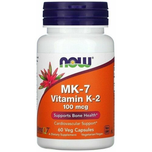 NOW Vitamin K-2 (MK7) 100 mcg 60 vcaps   , -, 