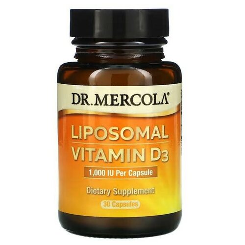 ���������� ������� Dr. Mercola Liposomal Vitamin D3, 140 �, 1000 ME, 30 ��.