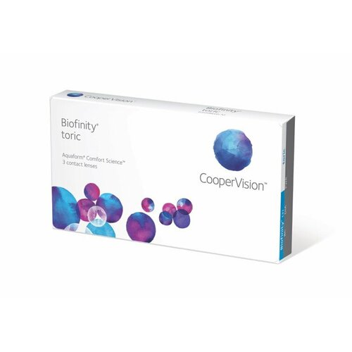   CooperVision Biofinity Toric., 3 ., R 8,7, D -3,CYL:-1,25,A:90, , 1 .   , -, 