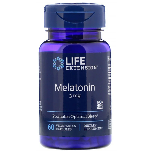 ���������� ������� Life Extension Melatonin, 32 �, 3 ��, 60 ��.