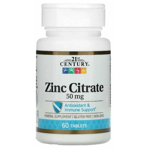 21st CENTURY Zinc Citrate -  , 50  60    , -, 