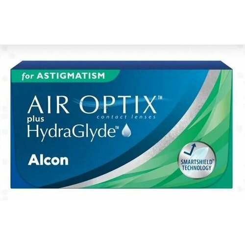 ���������� ��������������� ����� Alcon Air Optix Plus HydraGlyde for Astigmatism, 3pk, -05,25 / -1,25 / 20