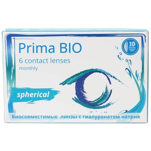 ���������� ���������� ����� �� ����� OKVision Prima Bio Spherical, 6 ��., R 8,8, D -9,5