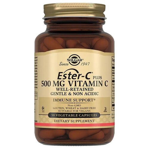 ���������� Solgar Ester-C Plus Vitamin C ���. ����., 500 ��, 100 �, 50 ��., ����������