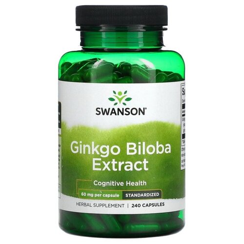  SWANSON Ginkgo Biloba Extract, 140 , 60 , 240 .   , -, 