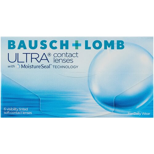 ���������� ���������� ����� �� ����� BAUSCH+LOMB Ultra, 6 ��., R 8,5, D -2,25, 1 ��.