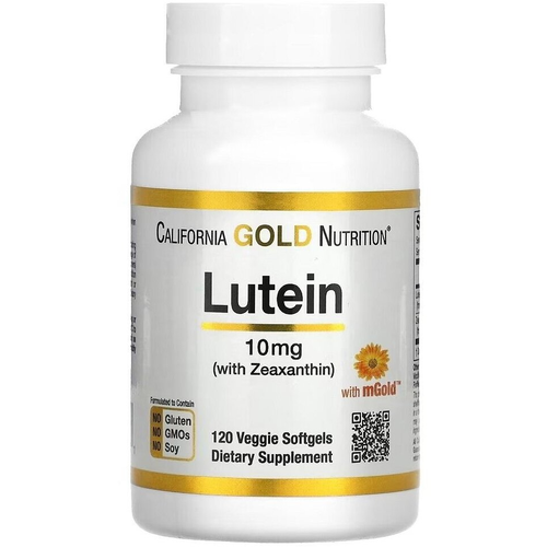 ���������� ������� California Gold Nutrition Lutein with Zeaxanthin, 0.3 �, 0.1 ��, 10 ��, 120 ��.
