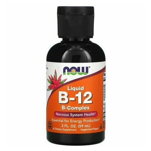  B12 NOW B-12 Liquid B-Complex 2 OZ /  -12  - 59    , -, 