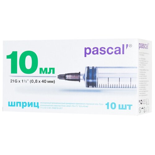  Pascal' , 40  x 0.8 , : 21G, 10 , 10 .   , -, 