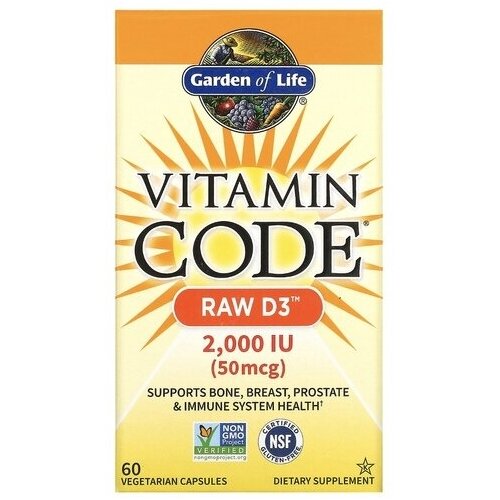 ���������� Garden of life Vitamin Code RAW ������� �3 2000 �� 60 �������������� ������