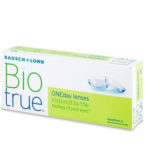 ���������� ����������� ���������� ����� BAUSCH+LOMB Biotrue ONEday., 30 ��., R 8,6, D -1,5, 1 ��.