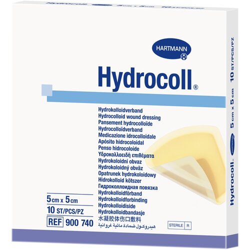 ���������� ������� �� ���� HYDROCOLL (���������) ��� ������� ������, ����������� ���, ������� ��� ������ ��������������: 50 � 50 ��; 10 ��