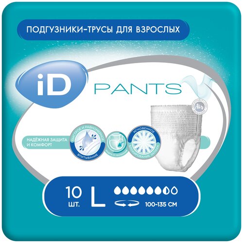   iD Pants, L, 100  140 , 6.5 , 100-135 , 1 .  10 .   , -, 