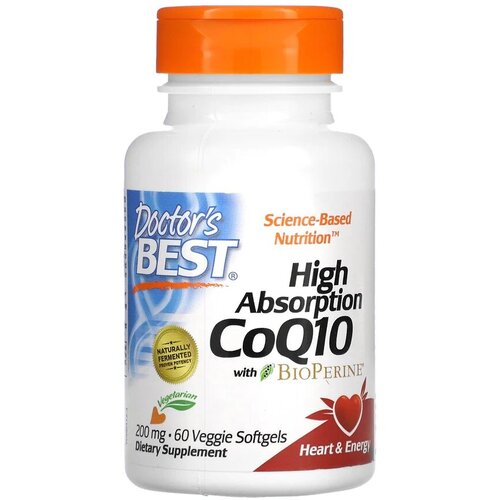  Q10       200 , High Absorption CoQ10 with BioPerine 200 mg, Doctor's Best, 60     , -, 