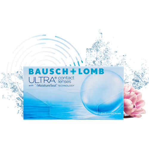 ���������� ���������� ����� �� ����� BAUSCH+LOMB Ultra, 3 ��., R 8,5, D -2,25, 1 ��.