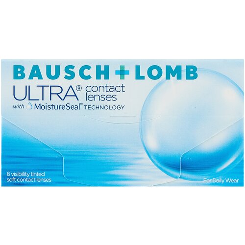 ���������� ���������� ����� �� ����� BAUSCH+LOMB Ultra, 6 ��., R 8,5, D -9, 1 ��.
