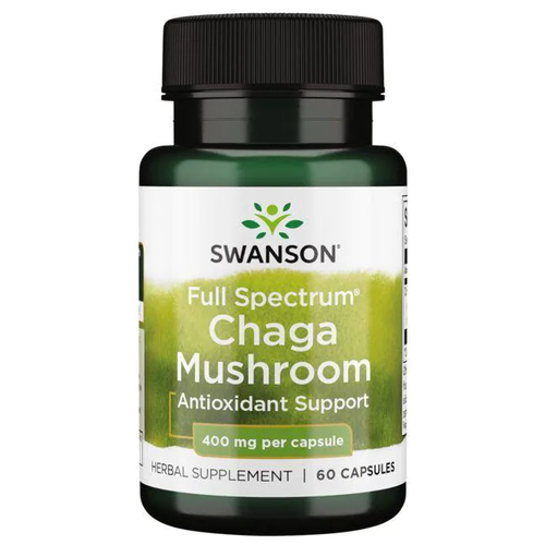 Swanson Full Spectrum Chaga Mushroom (   ) 400  60    , -, 