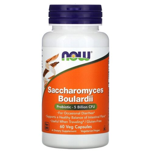  NOW Saccharomyces Boulardii, 80 , 100 , 60 .   , -, 