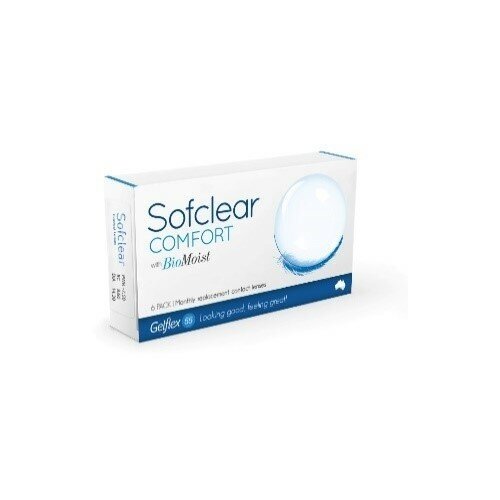 ���������� ���������� ����� �� ����� Gelflex Sofclear Comfort with BioMoist, 3 ��., R 8,6, D -6, 1 ��.