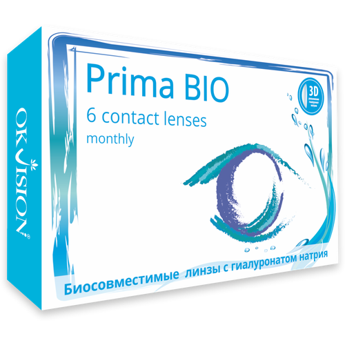   OKVision PRIMA BIO, 6 ., R 8,6, D +0,5, , 1 .   , -, 