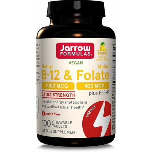  Jarrow Formulas Methyl B-12 & Methyl Folate 1000 /400 , 100 .   , -, 