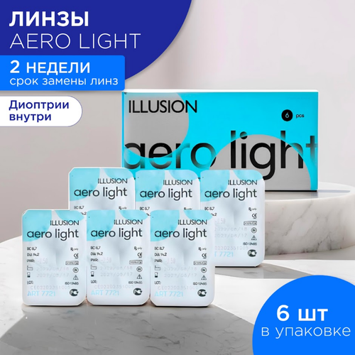 ���������� ���������� ����� ILLUSION AERO light, 6 ��., R 8,7, D -0,75, 1 ��.