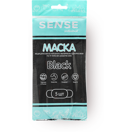   Sense Black 3- , :    , -, 