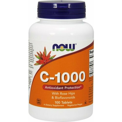 NOW C-1000 with Rose Hips & Bioflavonoids (     ) 100    , -, 