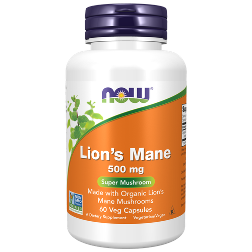 NOW FOODS Lion's Mane 500  ( ) 60   (Now Foods)   , -, 