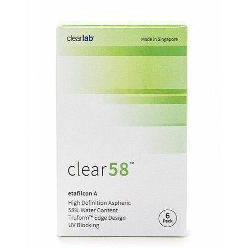   Clearlab Clear 58, 14 , 6 ., R 8,7, D -7, 1 .   , -, 