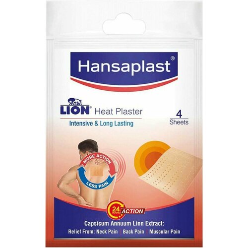  Hansaplast HEAT PLASTER Intensive & Long Lasting, Lion ( -   , ), 1 . (4 )