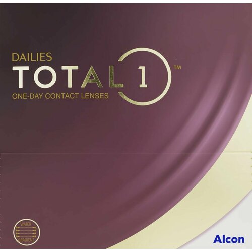 ���������� ����������� ���������� ����� Alcon Dailies Total1, 90 ��., R 8,5, D -4,25, 1 ��.