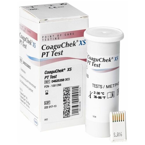 - CoaguChek XS PT test PST 24    , -, 