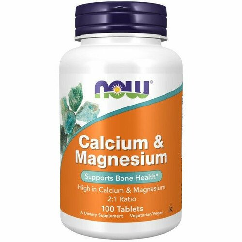 Now foods Calcium & Magnesium 100    , -, 