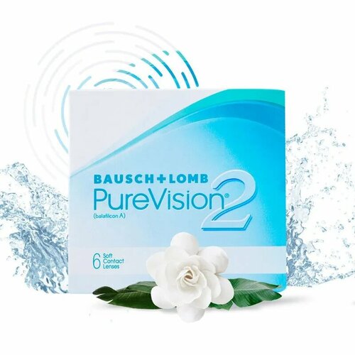   Bausch & Lomb PureVision 2, 6 pk R 8,6, D -2,75   , -, 