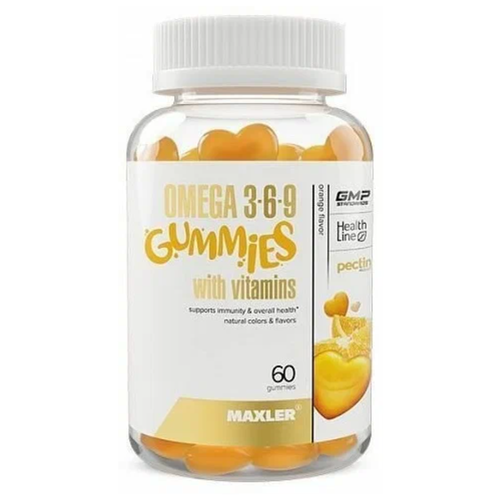 ���������� MAXLER Omega 3-6-9  ���. ��������, 200 �, 60 ��., ��������