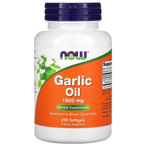  NOW Garlic Oil, 250 .   , -, 