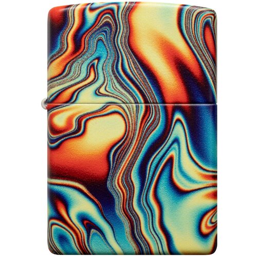     ZIPPO Classic 48612 Colorful Swirl   Glow In The Dark Green -     , -, 