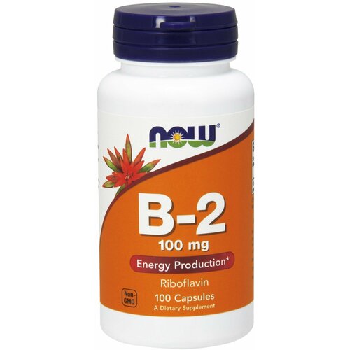 ���������� NOW Vitamin B-2, ������� B-2, ���������� 100 �� - 100 ������