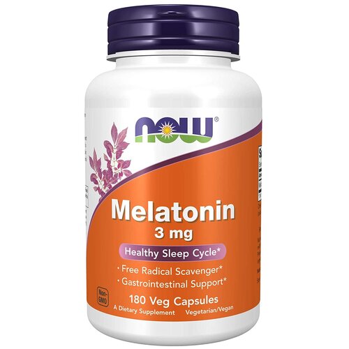 ���������� ������� NOW Melatonin, 119 �, 3 ��, 180 ��.