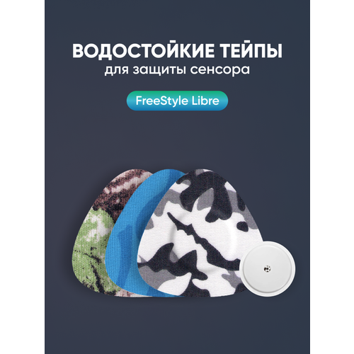 ���������� ����������� ����� (��������) ��� ������ ������� Freestyle Libre (�������� �����). ����������� 7 �� 7 ��, ������� ���� �������, 10 ���������