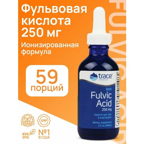 Trace Minerals   Fulvic Acid 250 , 59   , -, 