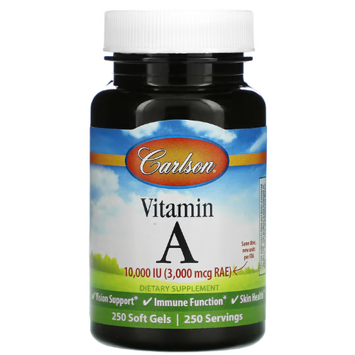 Carlson Vitamin A 10000 IU (3,000 mcg RAE)   10000 , 250  .   , -, 