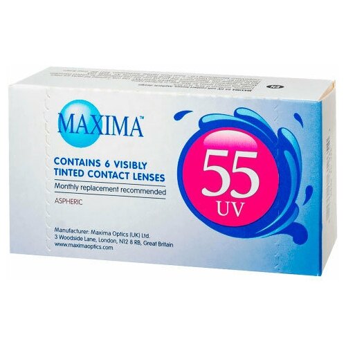   Maxima 55 UV, 6 ., R 8,6, D -3,75   , -, 